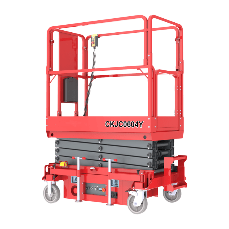 CKJC0503Y CKJC0604Y CKJC0705Y CKJC0806Y CKJC1008Y CKJC1210Y CKJC1412Y CKJC1614Y แพลตฟอร์มลิฟท์กรรไกรกึ่งไฟฟ้า 